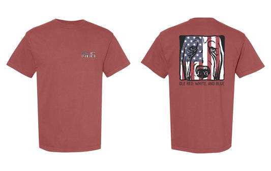 Ole Red White and Blue Flag T-Shirt