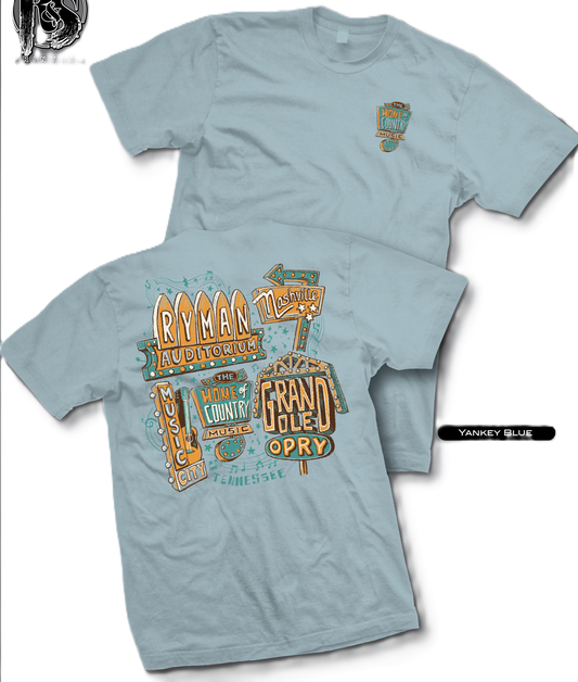 Opry Retro Neon Sign Tee