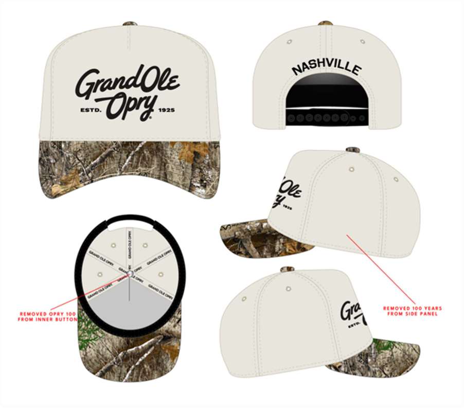 Opry Realtree Camo Baseball Hat