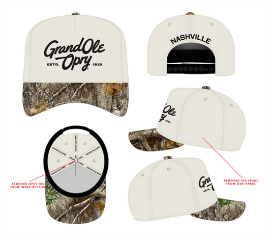 Opry Realtree Camo Baseball Hat