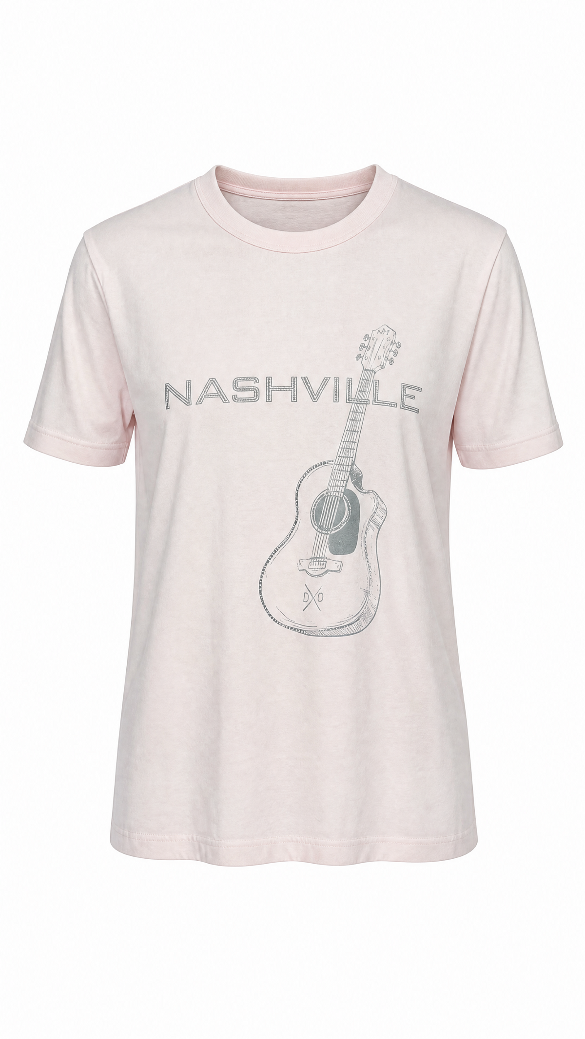Daniel Diamond Nashville Pink Rhinestone Guitar Tee