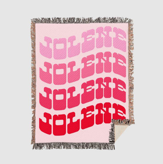 Dolly Parton Woven Jolene Blanket