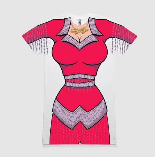 Dolly Parton Silhouette Beach Coverup