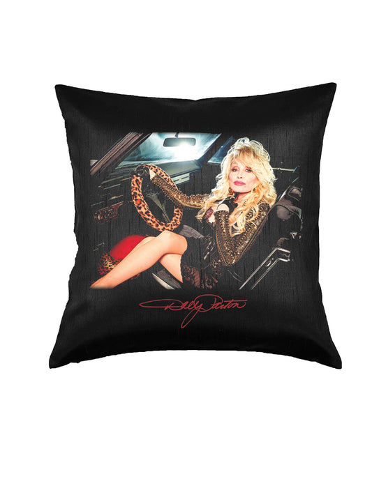 Dolly Parton Rockstar Throw Pillow