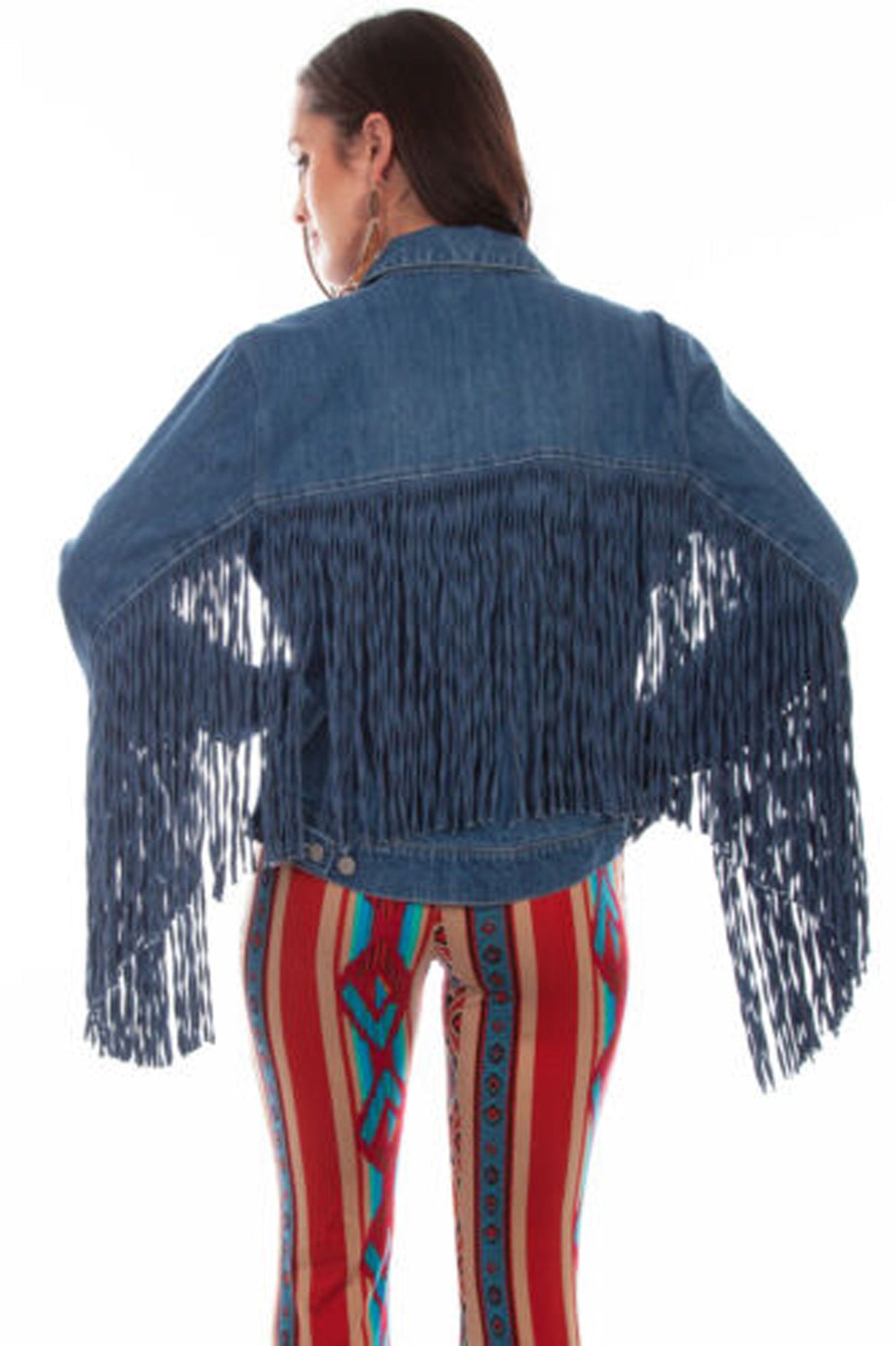 Women's Fringe Denim Jacket