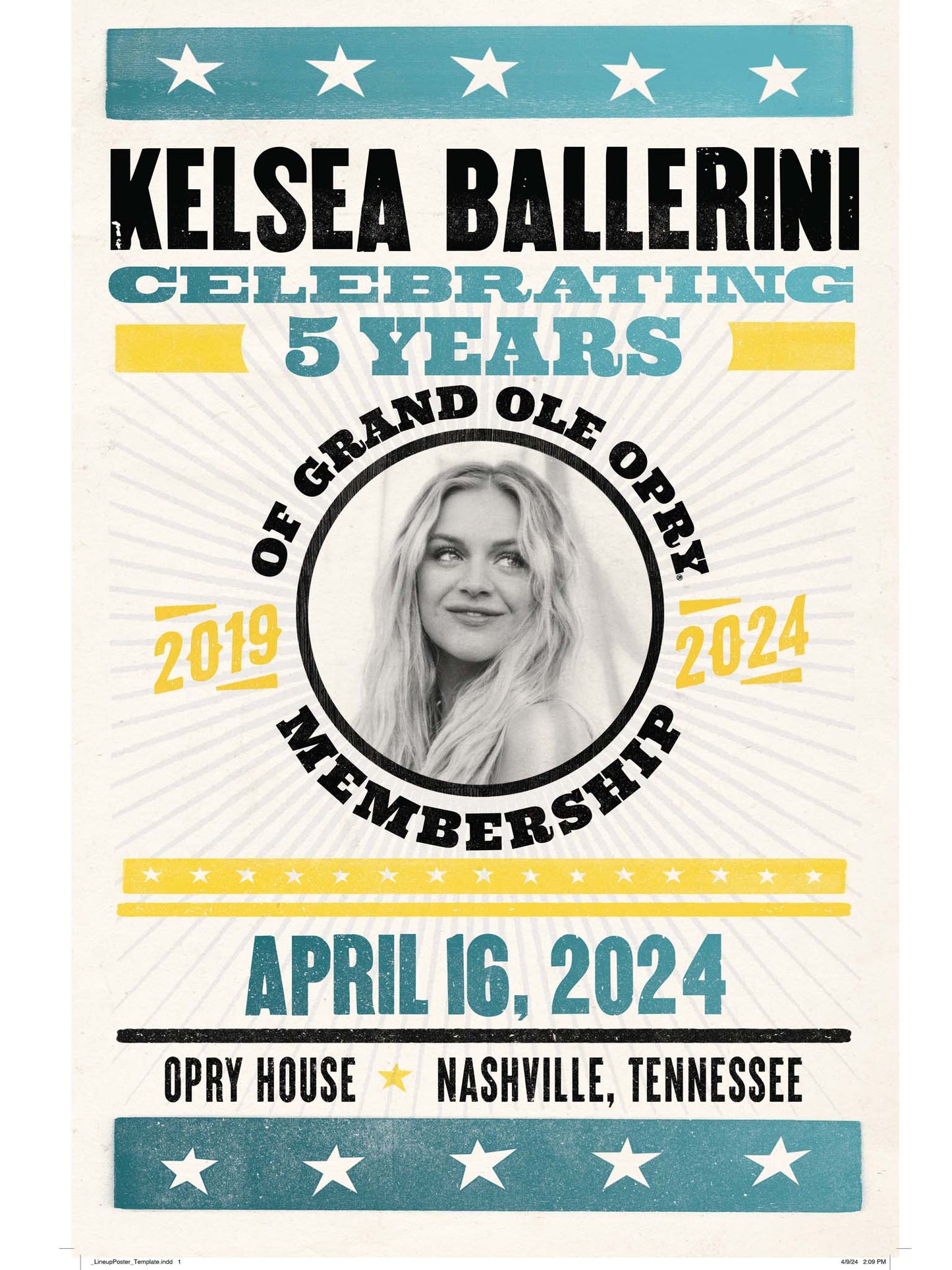 Kelsea Ballerini 5th Anniversary Poster