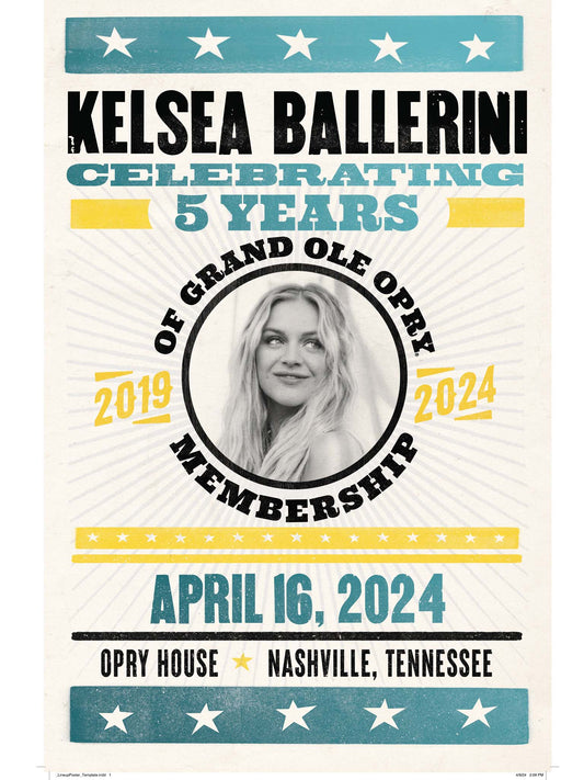 Kelsea Ballerini 5th Anniversary Poster