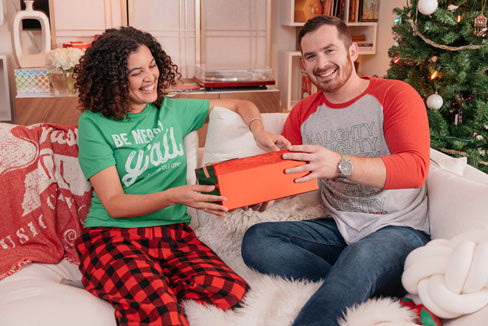 Ole Red Naughty or Nice-ish Unisex Holiday Raglan