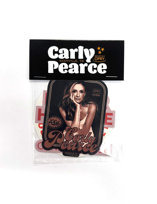Carly Pearce Opry Exclusive 4 Piece Sticker Pack