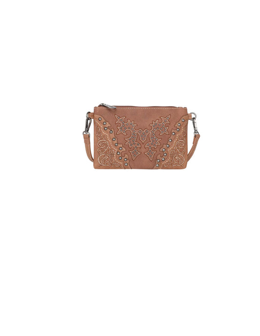 Embroidered Crossbody Clutch - Need Image