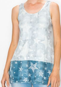 Denim Star Tank