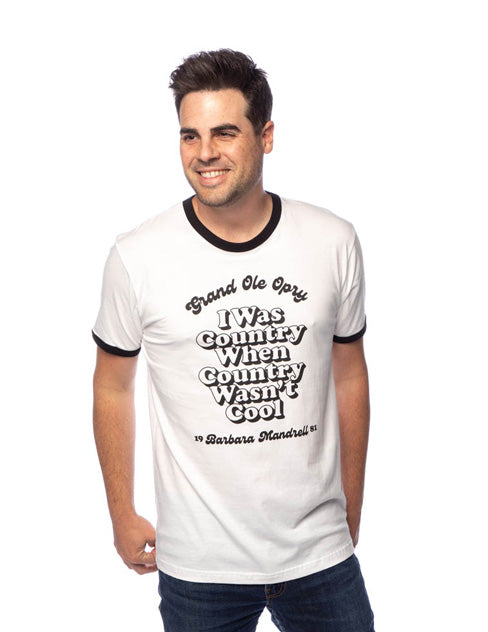 Barbara Mandrell I Was Country Ringer T-Shirt