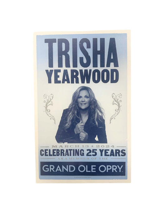 Trisha Yearwood 25th Anniversary Hatch Show Print