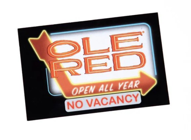 Ole Red Nashville No Vacancy Postcard