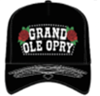 Opry Women's Satin Rose A-Frame Hat