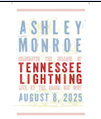 Ashley Monroe Post Show Poster 8-8-25
