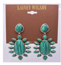 Lainey Wilson Stone Cluster Earrings Turquoise