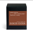Ranger Station Cowboy Christmas Candle