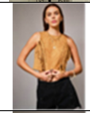 Faux Suede Fringe Crop Tank