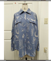 Western Printed Loose Fit Shacket