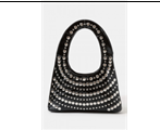 Multi Rivet Shoulder Bag