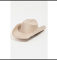Solid Western Cowboy Hat Tan