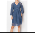 Lace Detailed Bell Sleeve Dress