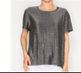 Lurex Sparkle Tunic Tee