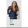 Wrangler x Lainey Wilson Fur Collar Denim Moto Jacket