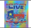 ACL Live 15th Anniversary Holographic Poster