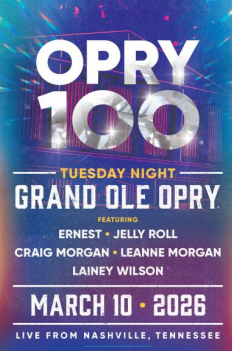 Jelly Roll Induction Lineup Poster - March 10, 2026