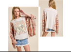 Long Live Cowgirls Kaftan Paisley Sleeve Top