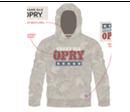 Opry Midweight Camo Fleece Hoodie