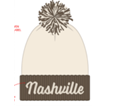 Opry Nashville Two-Tone Pom Beanie