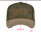 Opry Camo Two-Tone Snapback Hat