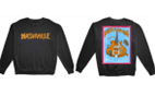 Ascend Music Flows Here Poster Crew Sweatshirt