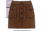 Kittenish Suede Button Front Mini Skirt