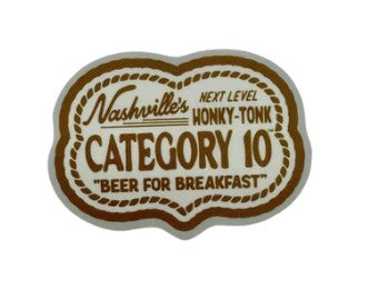 Category 10 Beer For Breakfast Decal