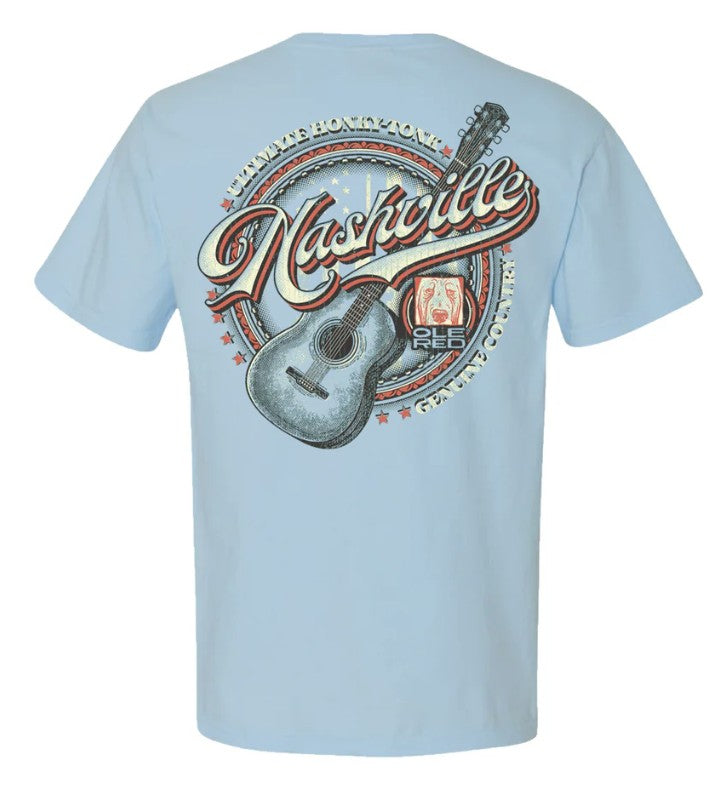 Ole Red Nashville Circle Guitar T-Shirt