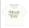 Nashville Women's Music City USA Crop Tee