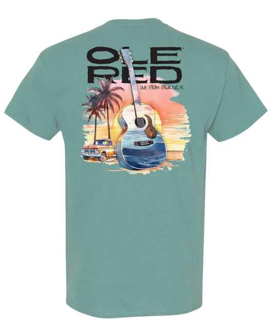 Ole Red Orlando Sunset Guitar T-Shirt