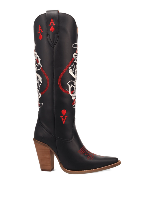 Ace of Spades Dingo Leather Boot