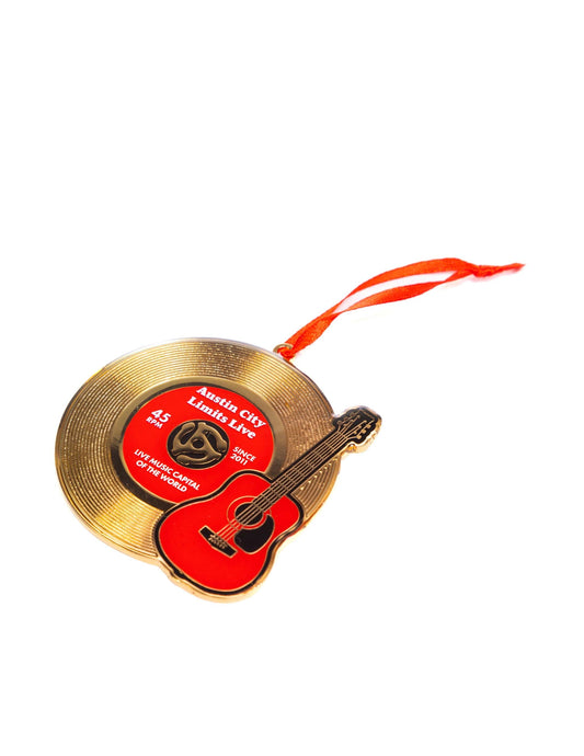 ACL Live Gold Record Ornament
