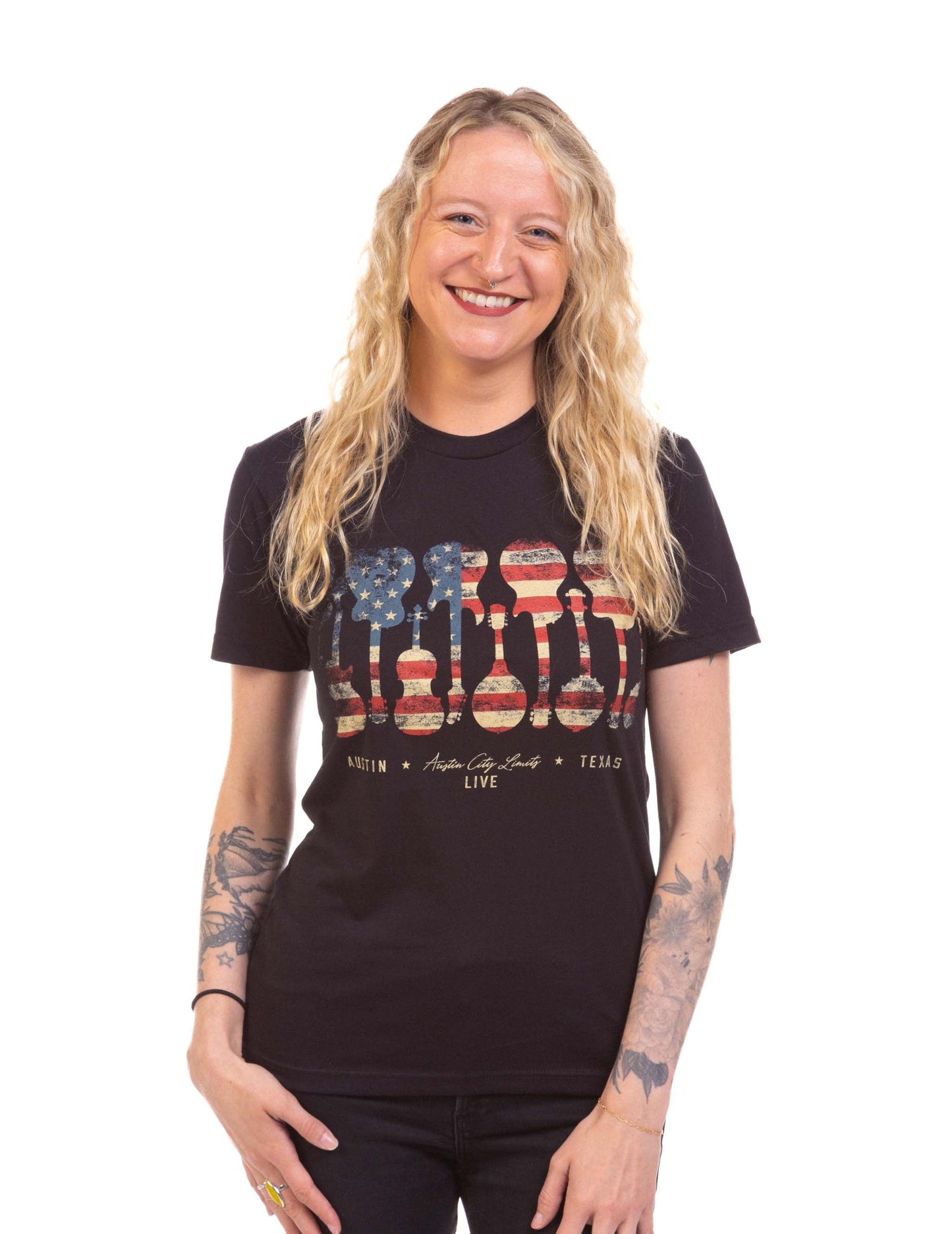 ACL Live Patriotic Guitars and Banjos T-Shirt