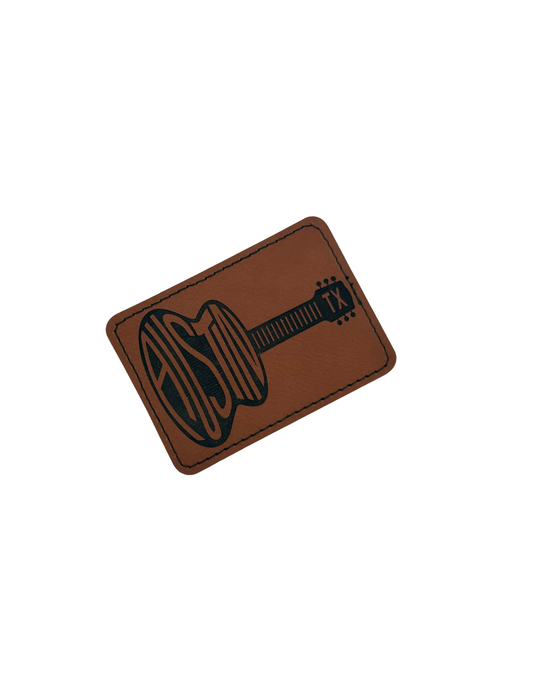 Austin Guitar Faux Leather Patch
