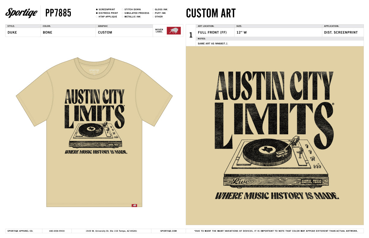 ACL Live Turntable T-Shirt