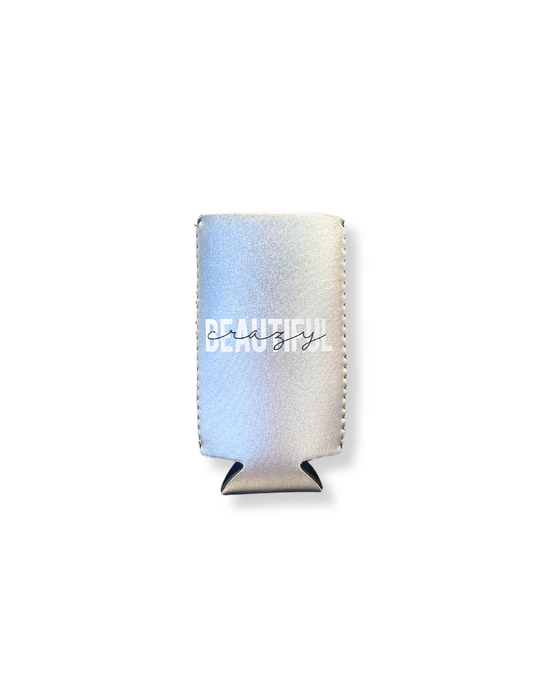 Category 10 Beautiful Crazy Metallic Slim Can Cooler