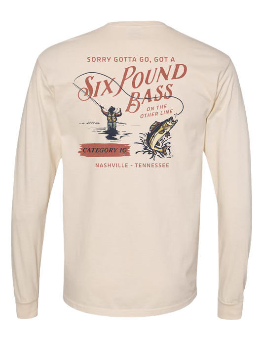 Category 10 Six Pound Bass Long Sleeve T-Shirt