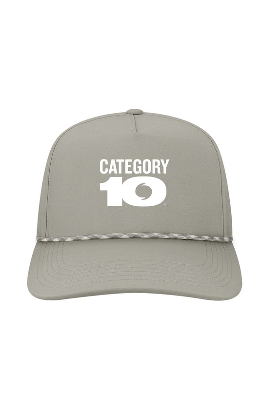 Category 10 Stacked Logo Performance Hat