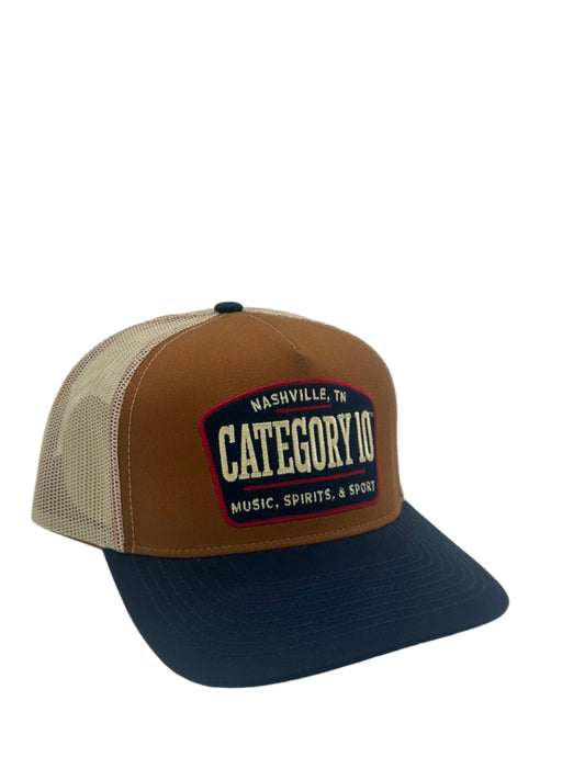 Category 10 Tri-Color Spirits and Sport Trucker Hat
